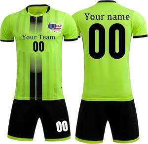 Conjunto de uniforme de fútbol profesional personalizado árbitro camiseta fútbol Jersey conjunto 100% poliéster árbitro uniforme deportes Jersey traje - Product Image 1