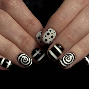 Meilleures ventes : Faux ongles 3D personnalisables en amande, 24 pièces, à presser, manucure d'été haut de gamme avec boîte - Product Image 4