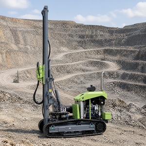APCOM Foreuse rotative sur chenilles pour pieux solaires, profondeur de forage 2m/3m, diamètre de trou 300mm/350mm - Product Image 5