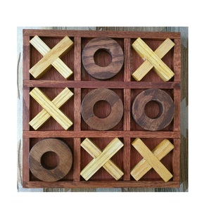 <span class=keywords><strong>2025</strong></span> sản phẩm mới gỗ Tic Tac Toe trò chơi bảng xo cờ vua Bảng câu đố nhà sản xuất tốt nhất gỗ Brass Tic Tac xo trò chơi mới đến - Product Image 1
