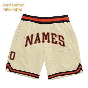 Wholesale <b>Black</b> Custom Design Unisex Sports Mesh Breathable Plus Size Basketball <b>Shorts</b> With Low MOQ - Product Image 5