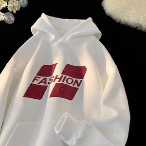 Hip Hop Streetwear Sudaderas con capucha cálidas Impreso Hombre con capucha Otoño Moda Carta Sudadera con capucha para hombres Sudaderas Pullover Hoody - Product Image 2