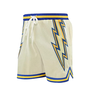 Short de basket-ball en maille personnalisé pour hommes, imprimé par sublimation complète, taille XXL, en polyester, pour tenue décontractée. - Product Image 3