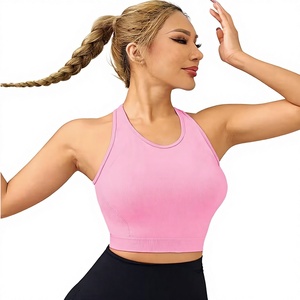 OEM Custom Women Fitness Sports Bra High Impact Sleeveless Yoga Crop <b>Top</b> Breathable Gym Workout Activewear Custom Logo Print - Product Image 1