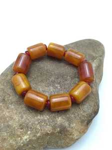 Bracelets perlés pour hommes Fabricant de bijoux en résine Bracelet extensible perlé Bracelet en résine de pierres précieuses - Product Image 4