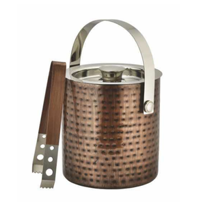 Seau à champagne en acier design chic fournitures d'hôtels et de restaurants seau à glace en acier inoxydable seau à glace refroidisseur de champagne - Product Image 2