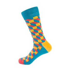 Custom Logo <b>Men</b> Casual Socks-100% Polyester Heat-Transfer Printing Breathable & <b>Stretchy</b> - Product Image 5