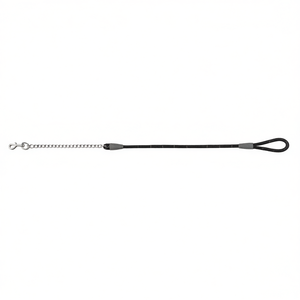 Correa Redonda para Perro de Nailon con Cadena de Metal para Dueños de Mascotas - Product Image 3