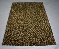 Leopar halı hayvan tasarım halı Custom Made püsküllü yün alan kilim mevcut fabrika fiyat ihracat özelleştirme mevcut