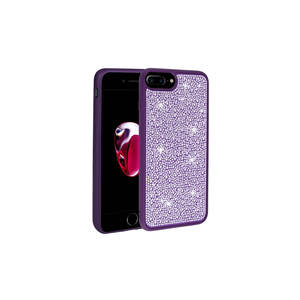 Étui en silicone de luxe avec strass de la série ASMA Stone pour iPhone 8 Plus Deep Girls' 7 Plus 11Pro ProMax 14 Plus - Product Image 1