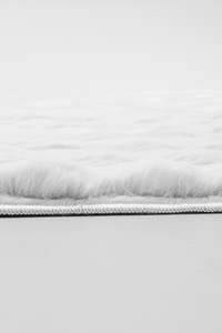 Modern Havana <b>White</b> Fluffy Shaggy Polyester PET Friendly Eco-Friendly Anti-Slip Rug Washable Soft Plush Cotton Backing Home - Product Image 2