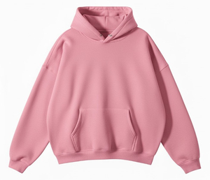 Sweats à capuche unisexes surdimensionnés personnalisés 100% coton, sweats à capuche unis pour hommes 500 g/m², sweats à capuche à enfiler grande taille avec logo brodé imprimé - Product Image 6