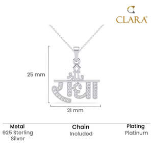 Compre Colgantes de Plata de Ley 925 de Primera Calidad para Mujeres y Niñas, con Forma Geométrica de Letra, con Topacio, Circonita y Diamante, en Caja - Product Image 5