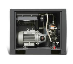 Compresseur d'air à vis rotatif 10HP, 32 CFM, 116 PSI, système triphasé 230V - Product Image 5