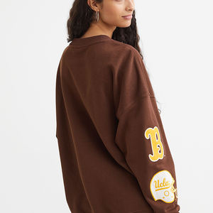 Sudadera de invierno para mujer, sudadera informal, sudadera básica con cuello redondo para mujer, sudadera extragrande para mujer - Product Image 4