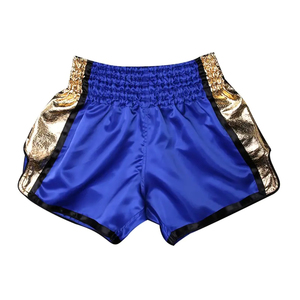 Pantalones cortos de Muay Thai de diseño de buena calidad para hombre Pantalones cortos de hombre con impresión de logotipo personalizado Grappling Muay Thai - Product Image 1