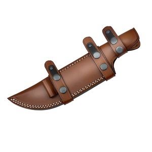 Gaine de couteau de chef professionnel avec boucle de ceinture de sécurité portable en cuir de vachette à deux couches Crazy Horse pour blocs et sacs à rouleaux - Product Image 3