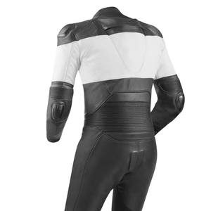 Combinaison de moto personnalisée pour hommes Combinaison de vélo de sport d'extérieur en cuir véritable de haute qualité, respirante et coupe-vent dans les grandes tailles - Product Image 5