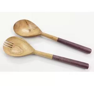 Outils à salade en bois de qualité supérieure pour la décoration de table de cuisine à domicile pour la maison hôtel restaurant utilisation - Product Image 3