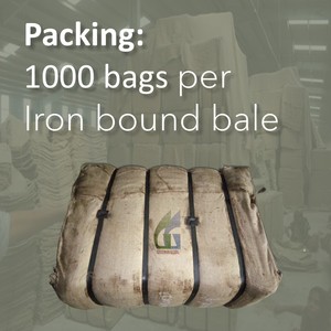 Nuevo 112X63 cm 385 gramos Hessian Olive Textile Packaging Yute Saco Sacos de arpillera Venta al por mayor Goodman Global Bangladesh - Product Image 3