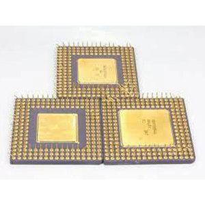 Chatarra de CPU de cerámica con dedo dorado Intel Pentium Pro y chatarra de CPU surtida a la venta Recuperación de oro Electrónica antigua - Product Image 1