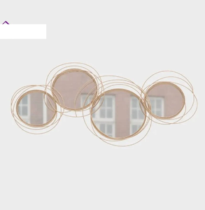 Espejo decorativo costero ovalado montado en la pared de Metal de hierro forjado cuadrado para la decoración de la sala de estar del Hotel del hogar - Product Image 6