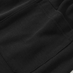 กางเกงขาสั้นผู้ชายผ้าฝ้ายผสมลายสก็อตแบบสบายๆ สำหรับฤดูร้อน ป้องกันรอยยับ เป็นมิตรกับสิ่งแวดล้อม มีกระเป๋า แต่งขอบเอวยางยืด ปรับได้ เหมาะสำหรับใส่กับเสื้อผ้าสีสโตน - Product Image 5