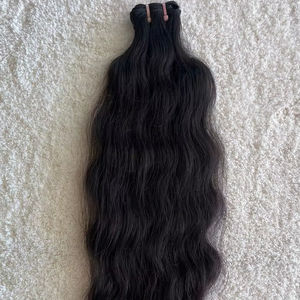 Haute qualité 100g indien brut Temple Extensions de cheveux Machine cuticule aligné Double trame doux corps vague Style exporté - Product Image 1