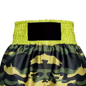 Pantalones Cortos de MMA Sublimados Elásticos de Primera Calidad, Pantalones Cortos de Boxeo con Cordón, Personaliza Tu Propio Diseño de Logotipo, Pantalones Cortos de Boxeo de Spandex y Poliéster - Product Image 2