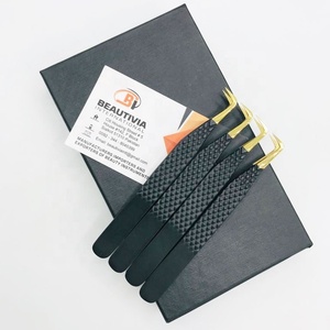 แหนบขนตาปลอม90องศาปรับแต่งได้สีทองพลาสม่าปลายแหลมสแตนเลสฉลากส่วนตัว - Product Image 4
