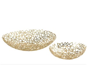 Bol de fruits en métal en aluminium de conception classique personnalisée pour les cadeaux d'affaires - Product Image 4