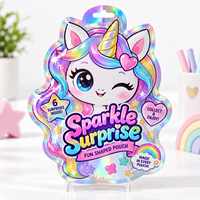 Sachets personnalisés découpés sur mesure de qualité alimentaire avec impression personnalisée pour bonbons, snacks et produits de détail