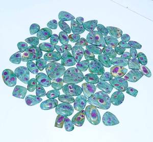 Lote al por mayor de rubí natural hermoso en fucsita piedras preciosas sueltas cabujón natural piedras preciosas sueltas para uso fabricación de joyas - Product Image 4