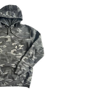 Nueva Sudadera con Capucha de Forro Polar de Poliéster/Algodón Estilo Retro Urbano Personalizable - Detalles de Estampado de Camuflaje Unisex para Invierno - Product Image 3