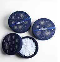 Boîte de Luxe Personnalisable Broderie de Paillettes Saint-Valentin Emballage pour Chocolats Tissu Acrylique Brodé à la Main pour Noix de Pécan Macarons