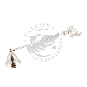 Abatidor de velas de latón y aluminio especial de Navidad hecho a mano Impresión personalizable para decoraciones para el hogar y la fiesta Material de metal - Product Image 3