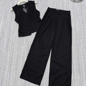 Conjunto Casual de 2 Piezas para Mujer, Tejido de Punto, Embalaje Personalizado, Precio de Fábrica, Fabricante Vietnamita, Natural, ODM - Product Image 3