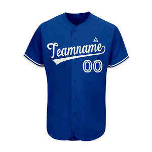 Jersey de béisbol de manga corta para hombre, nuevo estilo, 100% poliéster, secado rápido, transpirable, ropa deportiva personalizable - Product Image 3