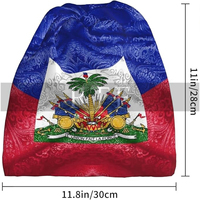 Mignon Haïti Drapeau Multifonction Bonnet Chapeau Haïtien Mode Écharpe Doux Stretch Crâne Cap Chapeaux pour Hommes et Femmes par Raw to Fine
