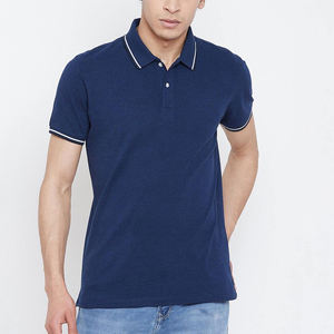 Polo de fabricante al por mayor personalizado 180 Gsm 100% algodón patrón sólido camisetas polo de secado rápido camisas polo de color sólido para hombres - Product Image 1