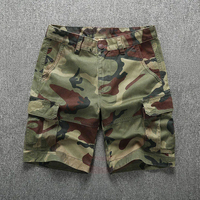 Nouvelle Collection – Short Cargo Décontracté pour Homme en Toile Solide Respirante de Haute Qualité, Coupe Ample avec Poches, en Coton, Idéal pour la Gym et la Course, Personnalisable