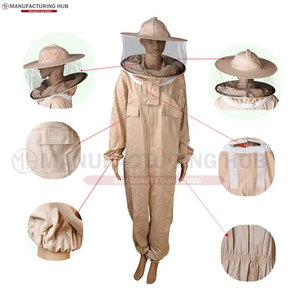 Wholesale Price New Style Supplier Factory Price High Quality Pure Cotton <b>Bee</b> Keeping <b>Suit</b> / Beekeeper Clothing - Product Image 3