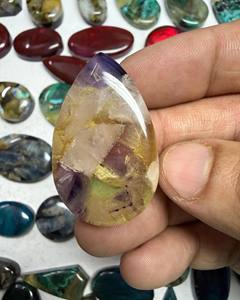 Lote de Cabujones de Ametrina Natural, Piedras Preciosas Sueltas de Formas Mixtas para la Fabricación de Joyas, Ametrina al por Mayor, Piedras de Ametrina de Formas Mixtas - Product Image 3