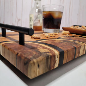 Meilleur plateau en bois design avec plateau de service en bois de taille personnalisée pour la maison, le restaurant, le bar, le mariage et l'hôtel à prix réduit - Product Image 5