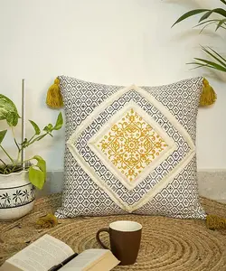 印度手工定制枕头家用纺织品靠垫抱枕豪华Ecohad靠垫套枕头整体销售价格印度