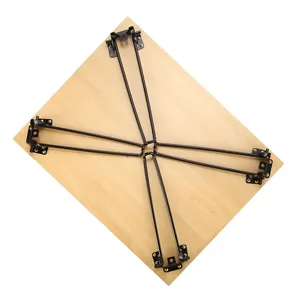 Foldable Adjustable Wooden Natural Modern Laptop Bed Desk - Product Image 5