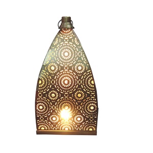 Lanterne à bougie suspendue en métal de style unique, finition antique, écologique, pour mariages, Noël, maison, hôtel, balcon - Product Image 2