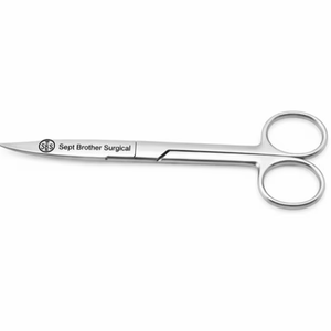 Ciseaux chirurgicaux incurvés en acier inoxydable, ciseaux médicaux pour interventions chirurgicales, Sept Brother Surgical - Product Image 3