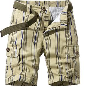 Pantalones cortos de carga de color sólido de alta calidad con bolsillos, pantalones cortos de algodón informales de calle para hombres a la venta, precios de fábrica - Product Image 4