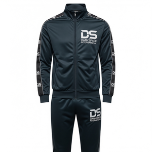 2025 personnalisable hommes vêtements de sport décontractés respirant confortable 100% coton polaire coupe ample 380g ensembles de survêtement pour l'hiver - Product Image 6